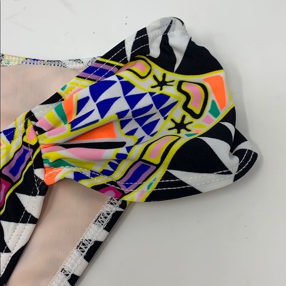 Mara Hoffman Cosmic Fountain Ruched Bikini Bottom - Picture 9 of 11